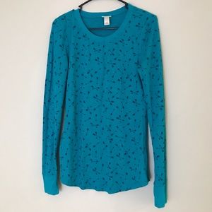 Teal Patterned Thermal